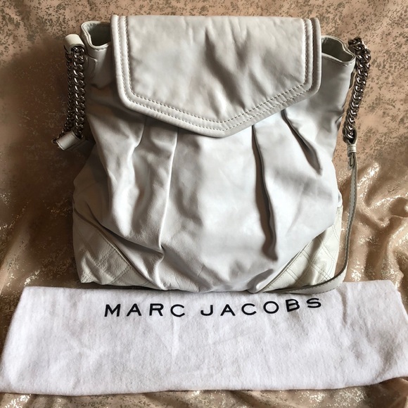 MARC JACOBS WHITE LEATHER LARGE HANDBAG!! - Picture 8 of 8